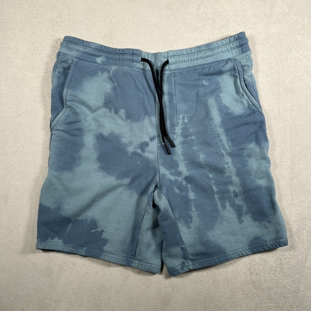 Stance Butter Blend Shorts Men's S Blue Camouflage Print Stretch Zip Pocket EUC
